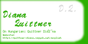 diana quittner business card